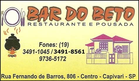 bar do beto capivari - restaurante do beto capivari